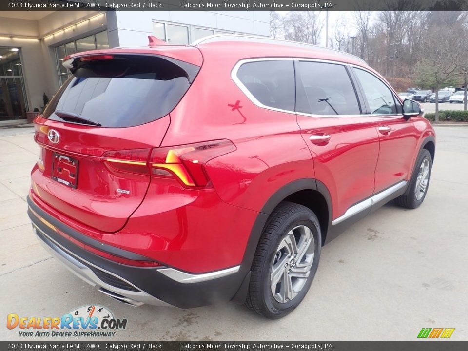 2023 Hyundai Santa Fe SEL AWD Calypso Red / Black Photo #2