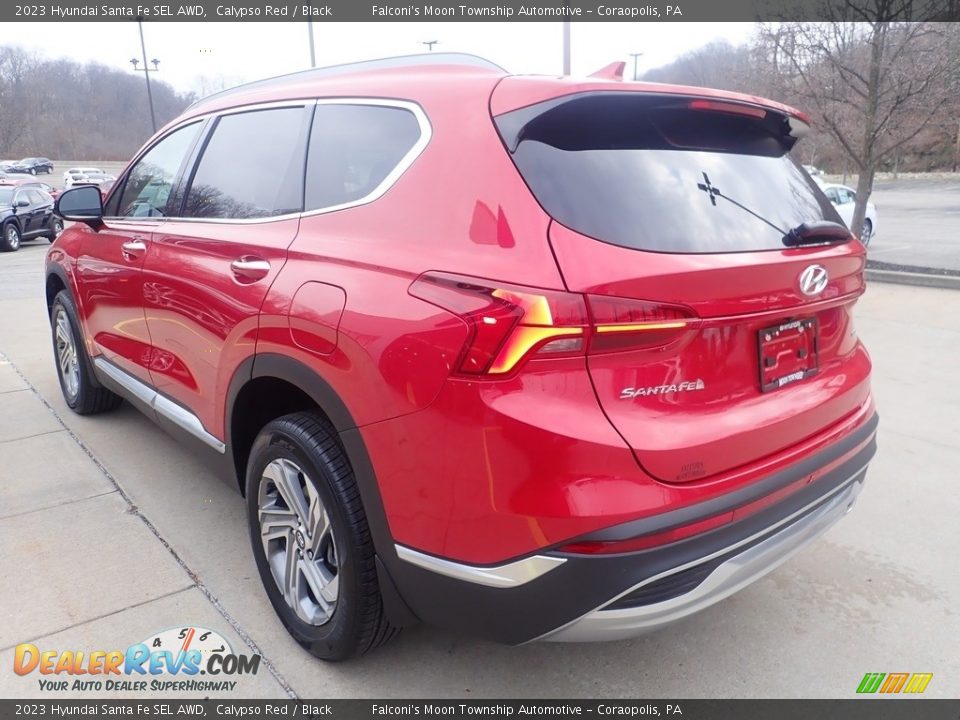 2023 Hyundai Santa Fe SEL AWD Calypso Red / Black Photo #5