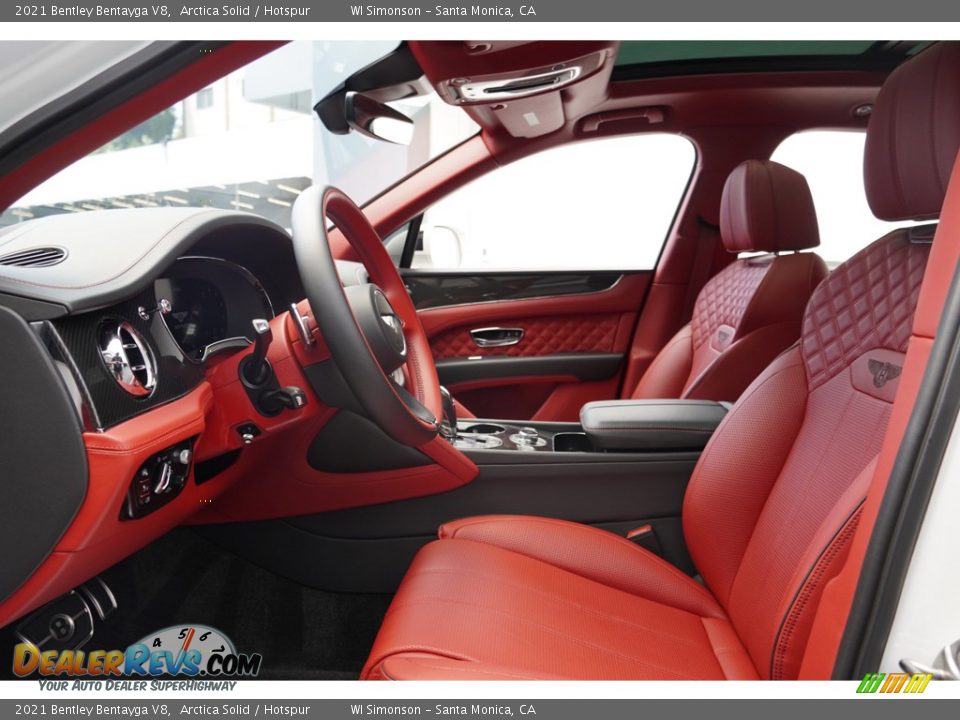 Front Seat of 2021 Bentley Bentayga V8 Photo #24