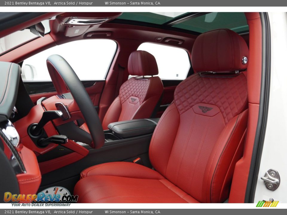 Front Seat of 2021 Bentley Bentayga V8 Photo #25