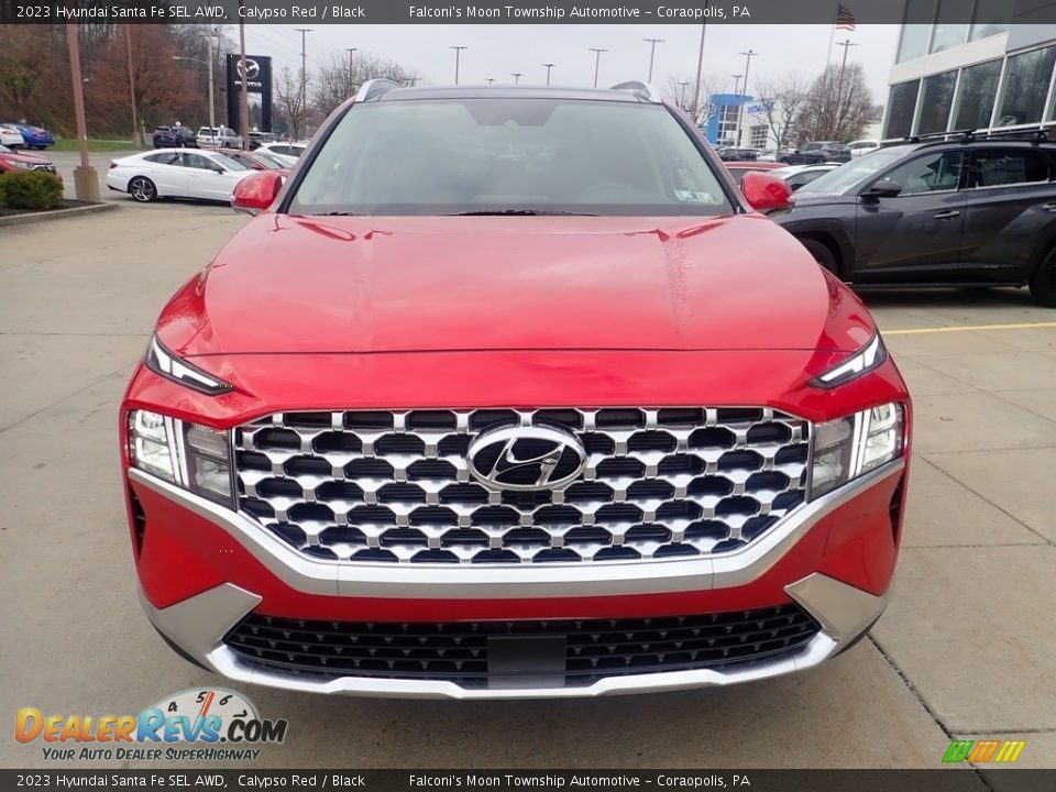 2023 Hyundai Santa Fe SEL AWD Calypso Red / Black Photo #8