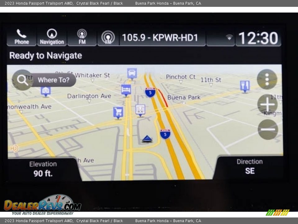 Navigation of 2023 Honda Passport Trailsport AWD Photo #34