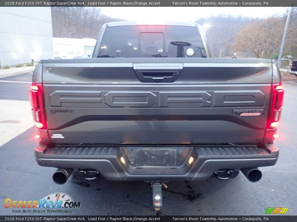 2018 Ford F150 SVT Raptor SuperCrew 4x4 Lead Foot / Raptor Black/Orange Accent Photo #3