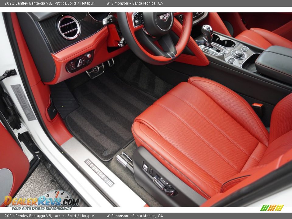 Front Seat of 2021 Bentley Bentayga V8 Photo #32