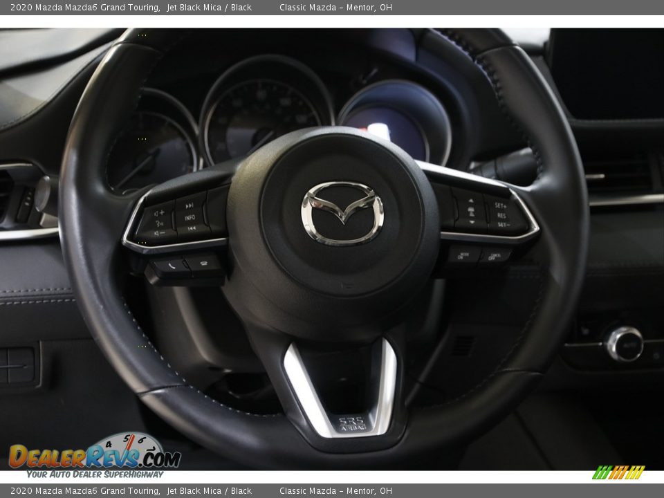 2020 Mazda Mazda6 Grand Touring Jet Black Mica / Black Photo #7