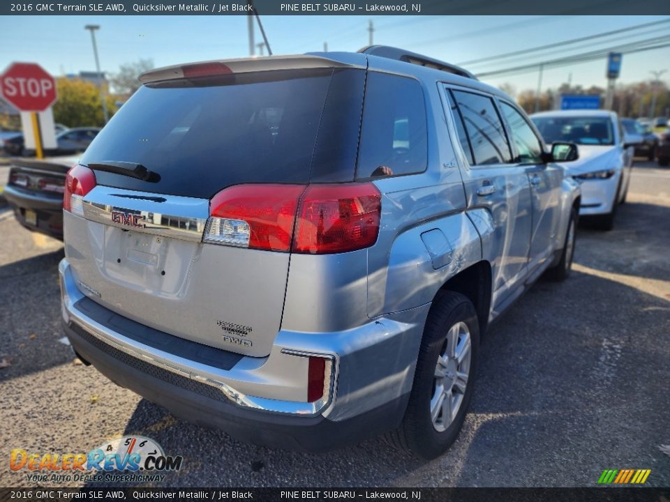 2016 GMC Terrain SLE AWD Quicksilver Metallic / Jet Black Photo #6