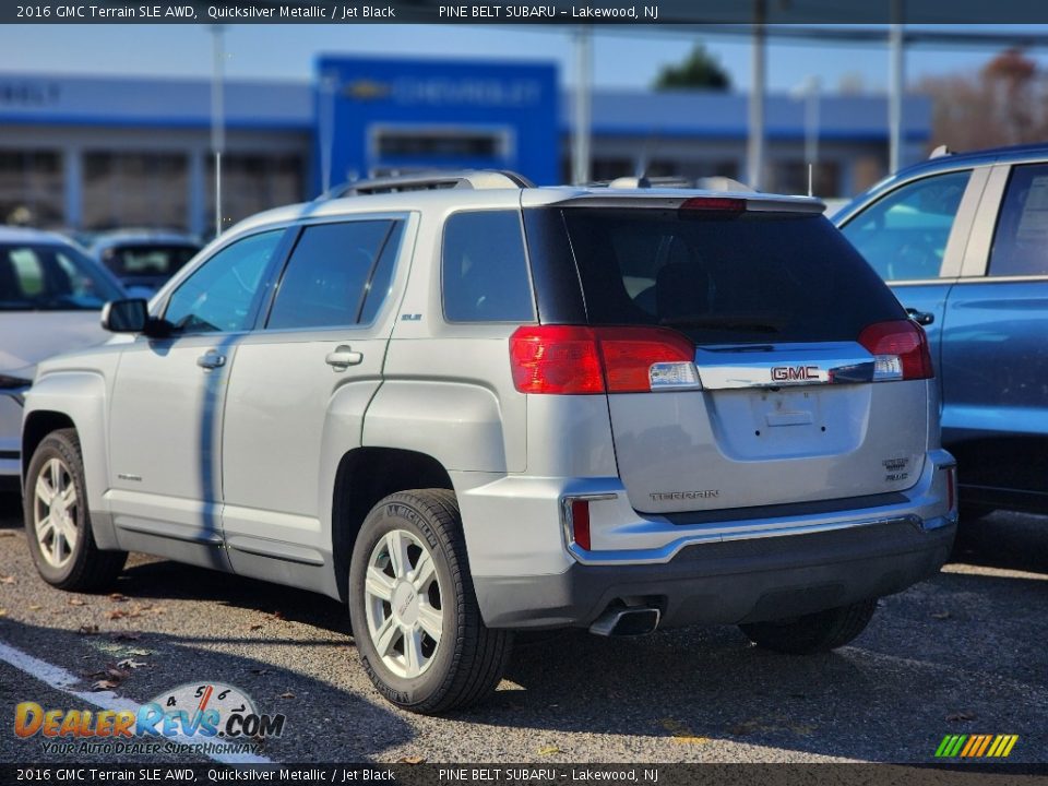 2016 GMC Terrain SLE AWD Quicksilver Metallic / Jet Black Photo #8