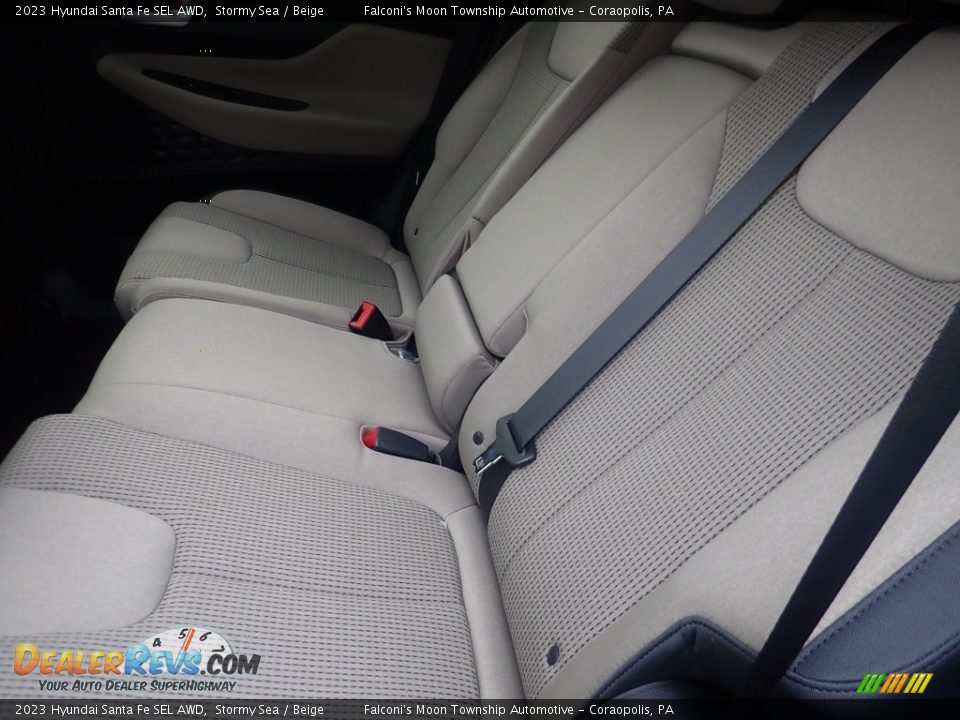 Rear Seat of 2023 Hyundai Santa Fe SEL AWD Photo #12