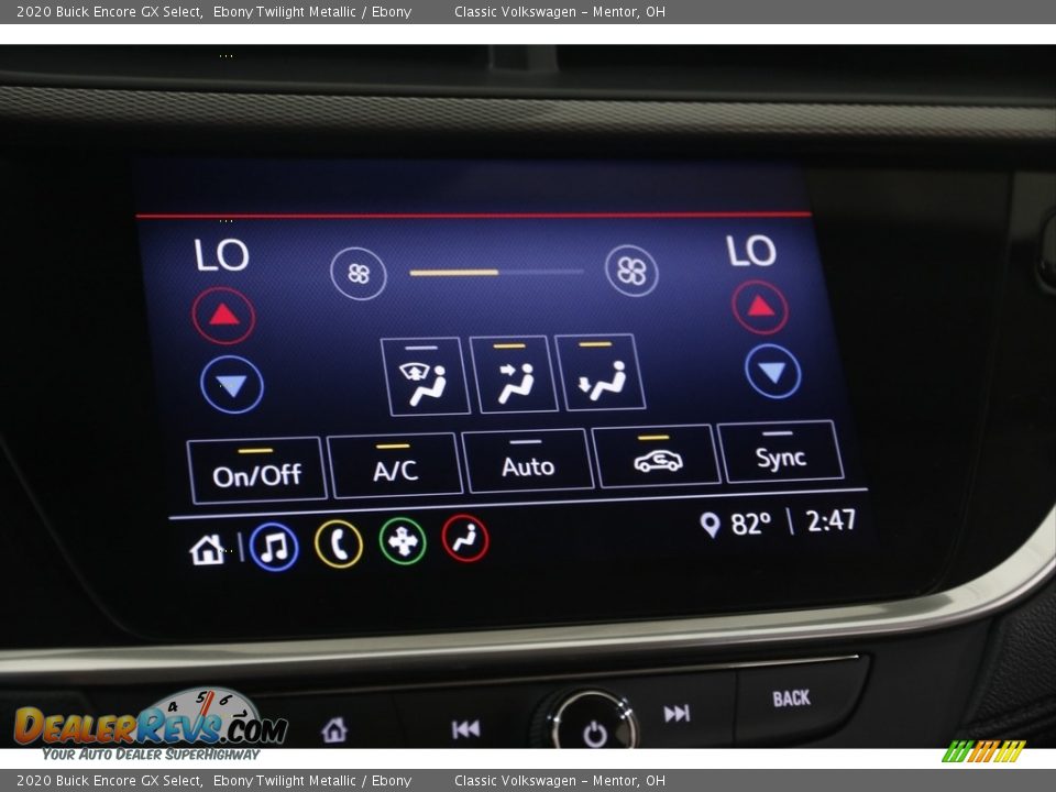 2020 Buick Encore GX Select Ebony Twilight Metallic / Ebony Photo #12