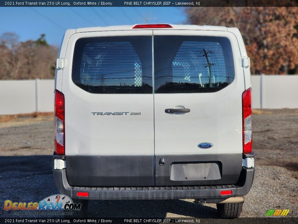 2021 Ford Transit Van 250 LR Long Oxford White / Ebony Photo #10