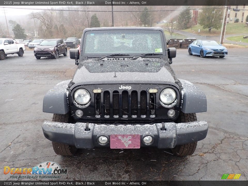 2015 Jeep Wrangler Unlimited Sport RHD 4x4 Black / Black Photo #3