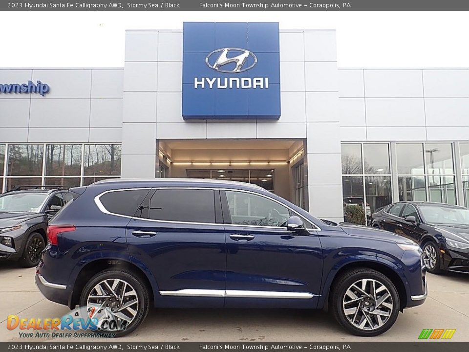 2023 Hyundai Santa Fe Calligraphy AWD Stormy Sea / Black Photo #1