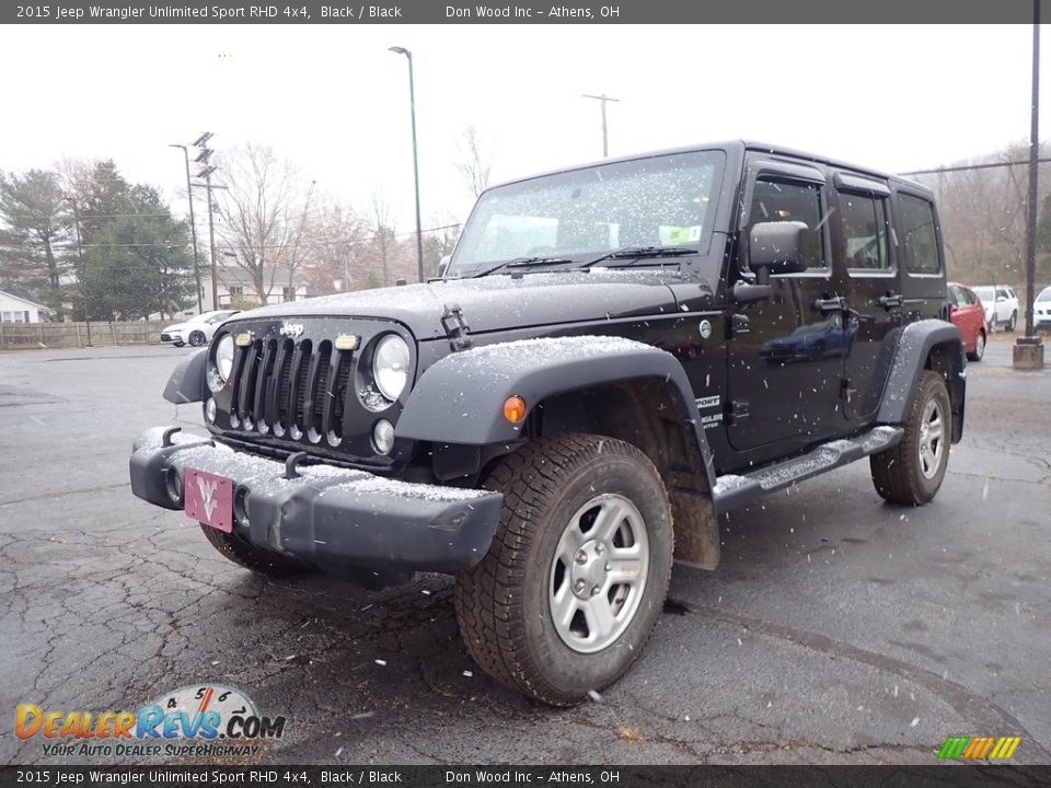 2015 Jeep Wrangler Unlimited Sport RHD 4x4 Black / Black Photo #6