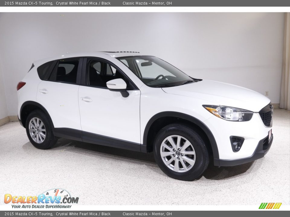 2015 Mazda CX-5 Touring Crystal White Pearl Mica / Black Photo #1