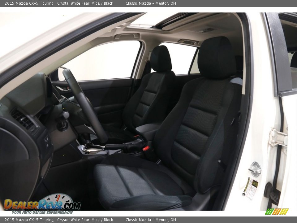 2015 Mazda CX-5 Touring Crystal White Pearl Mica / Black Photo #5