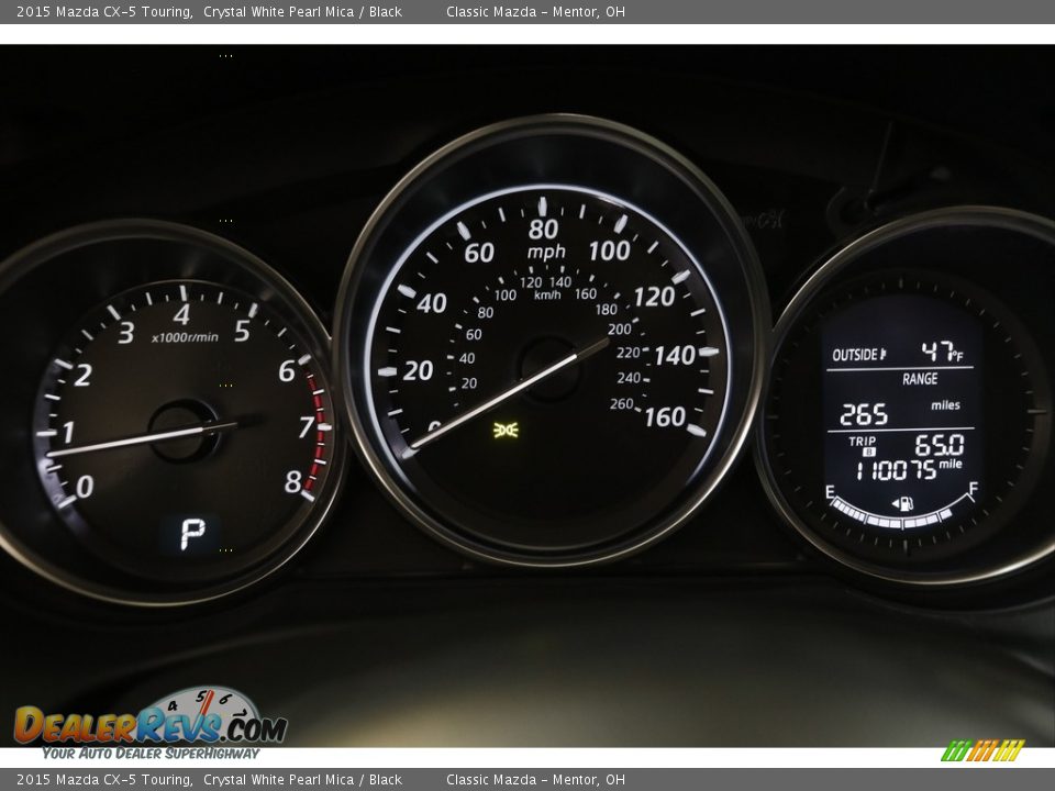 2015 Mazda CX-5 Touring Crystal White Pearl Mica / Black Photo #8