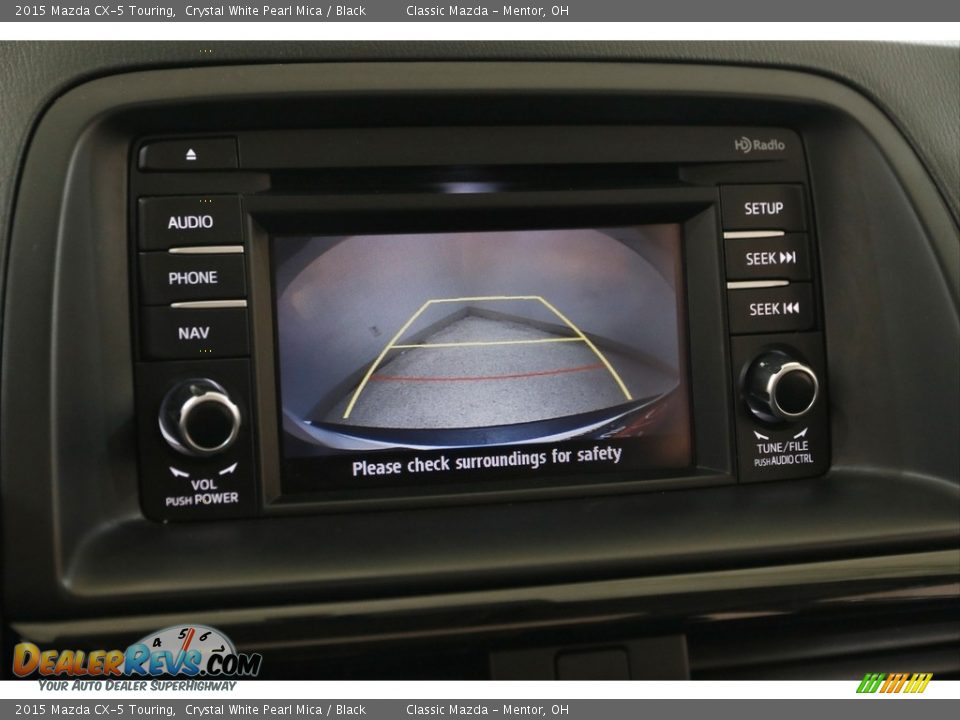 2015 Mazda CX-5 Touring Crystal White Pearl Mica / Black Photo #11