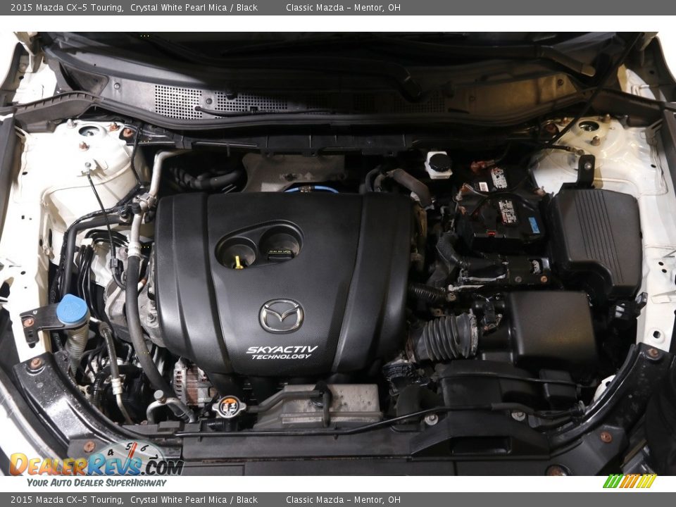 2015 Mazda CX-5 Touring Crystal White Pearl Mica / Black Photo #17