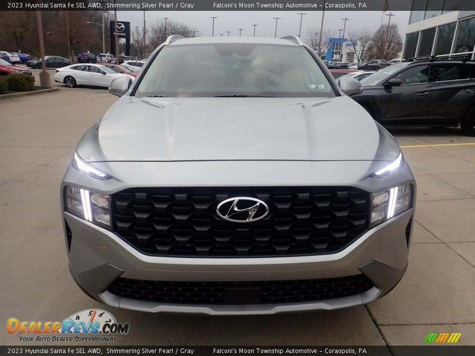 2023 Hyundai Santa Fe SEL AWD Shimmering Silver Pearl / Gray Photo #8