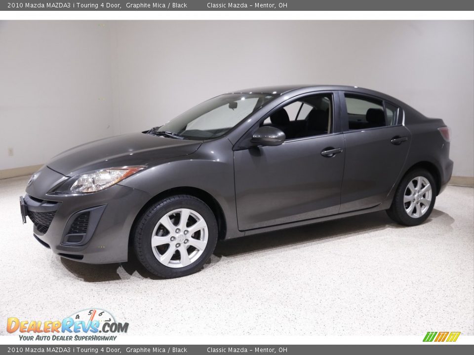 2010 Mazda MAZDA3 i Touring 4 Door Graphite Mica / Black Photo #3