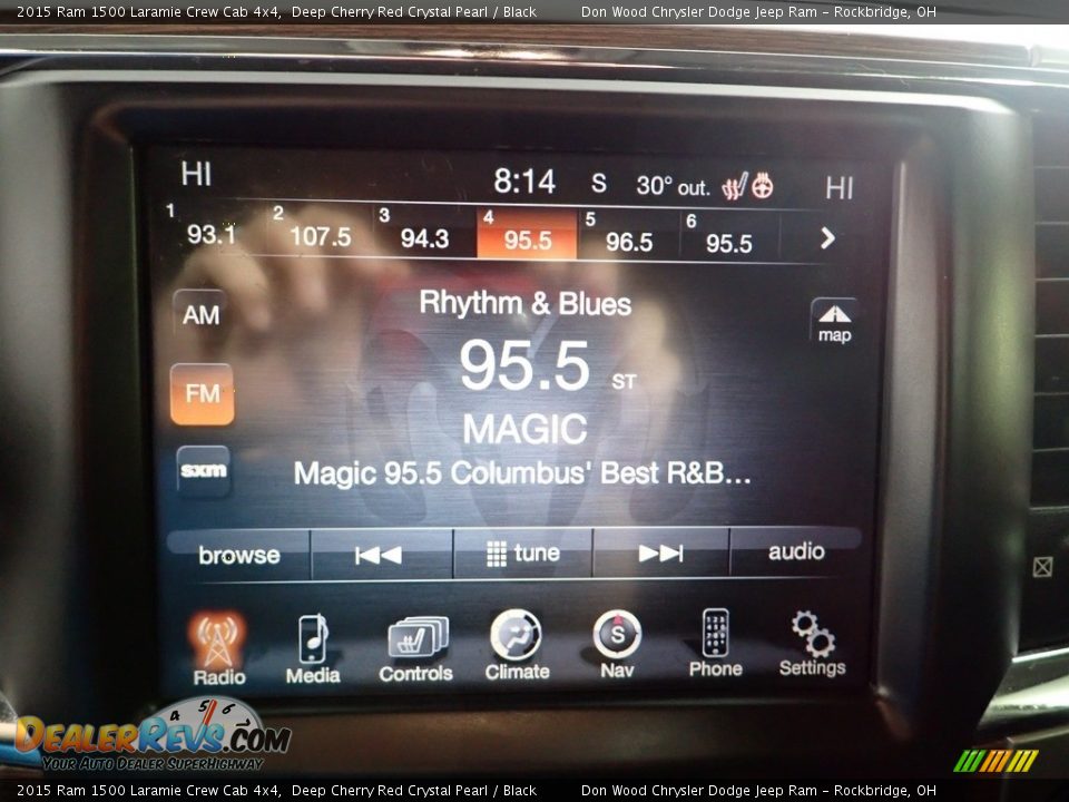Audio System of 2015 Ram 1500 Laramie Crew Cab 4x4 Photo #2