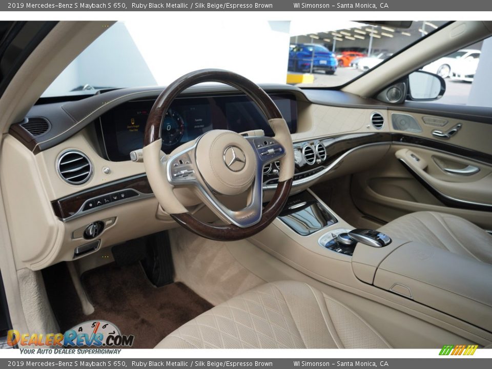 Silk Beige/Espresso Brown Interior - 2019 Mercedes-Benz S Maybach S 650 Photo #21