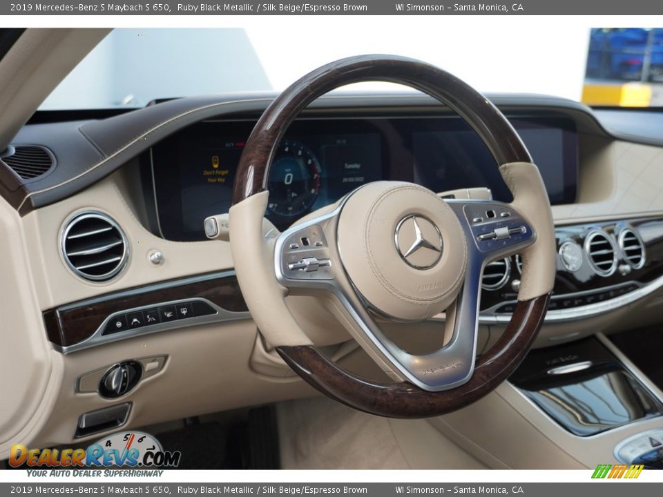 2019 Mercedes-Benz S Maybach S 650 Steering Wheel Photo #22