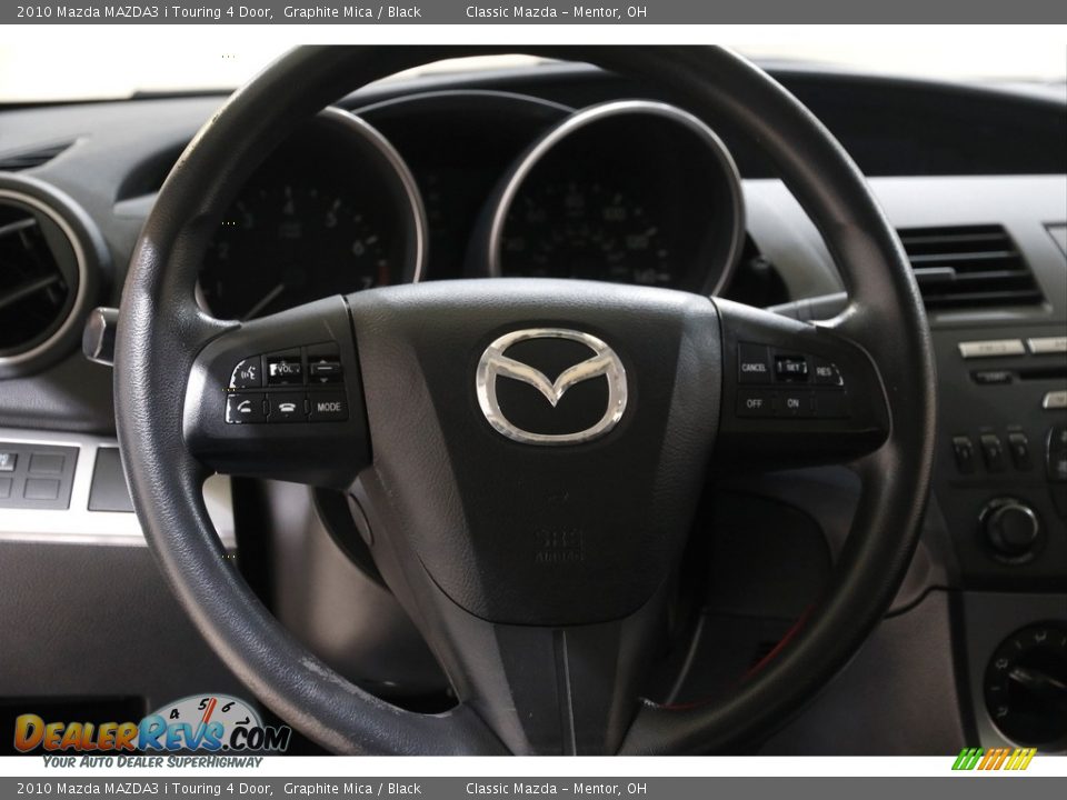 2010 Mazda MAZDA3 i Touring 4 Door Graphite Mica / Black Photo #7