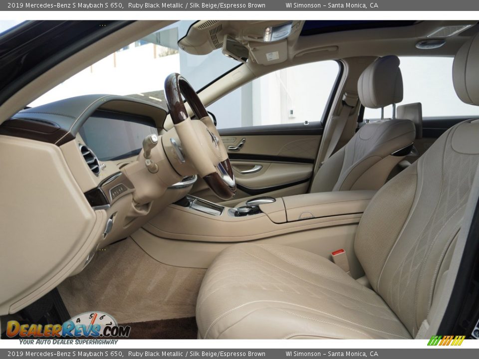 Front Seat of 2019 Mercedes-Benz S Maybach S 650 Photo #23