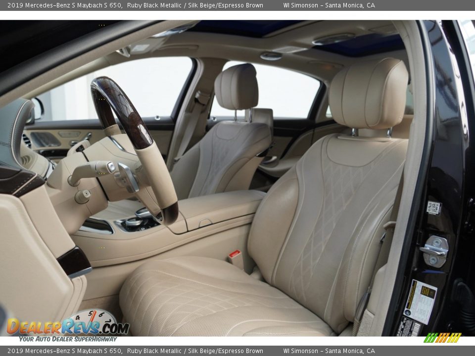 Front Seat of 2019 Mercedes-Benz S Maybach S 650 Photo #24