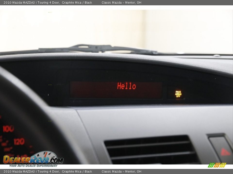 2010 Mazda MAZDA3 i Touring 4 Door Graphite Mica / Black Photo #10