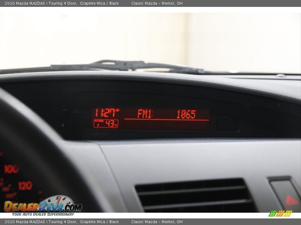 2010 Mazda MAZDA3 i Touring 4 Door Graphite Mica / Black Photo #11