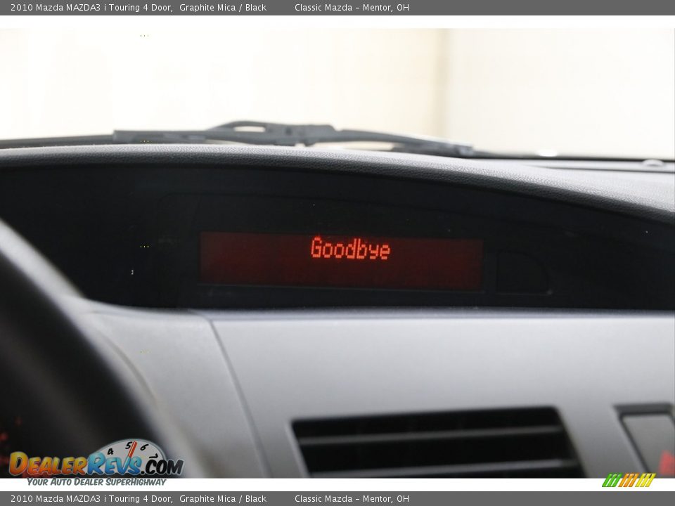 2010 Mazda MAZDA3 i Touring 4 Door Graphite Mica / Black Photo #13
