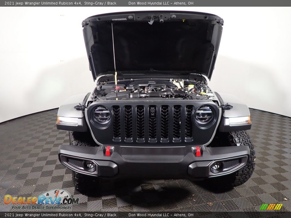2021 Jeep Wrangler Unlimited Rubicon 4x4 Sting-Gray / Black Photo #8