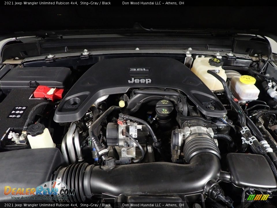 2021 Jeep Wrangler Unlimited Rubicon 4x4 Sting-Gray / Black Photo #9