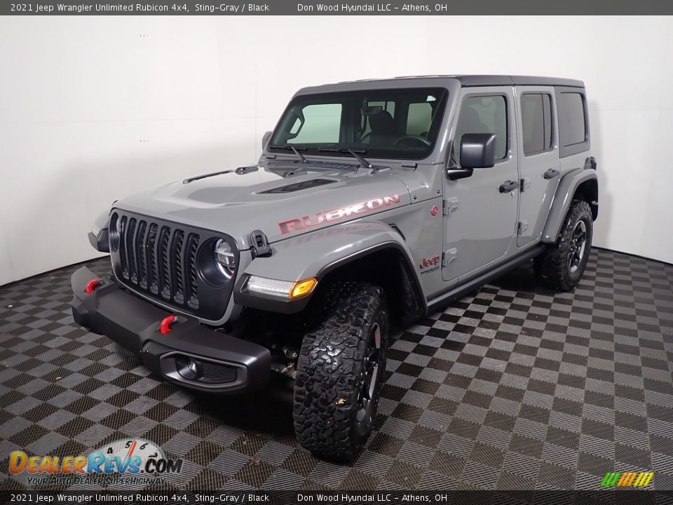2021 Jeep Wrangler Unlimited Rubicon 4x4 Sting-Gray / Black Photo #11