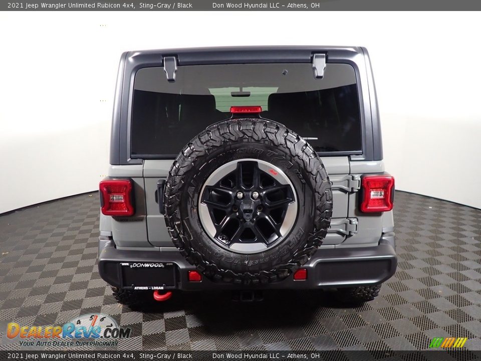 2021 Jeep Wrangler Unlimited Rubicon 4x4 Sting-Gray / Black Photo #15