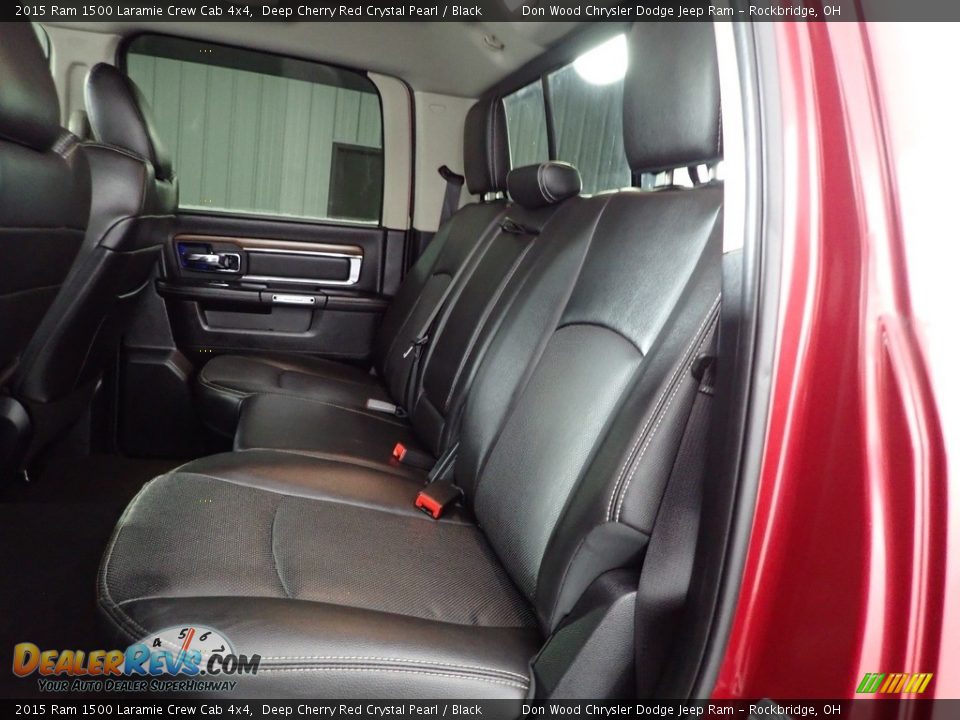 Rear Seat of 2015 Ram 1500 Laramie Crew Cab 4x4 Photo #25