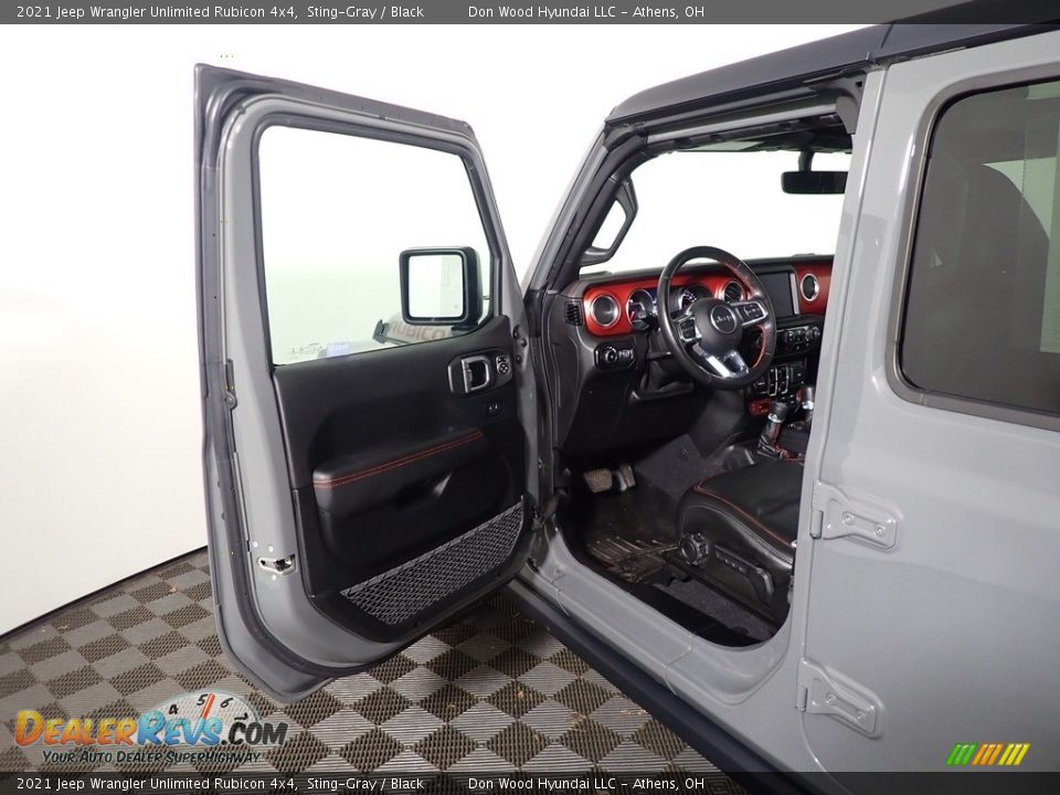 2021 Jeep Wrangler Unlimited Rubicon 4x4 Sting-Gray / Black Photo #20