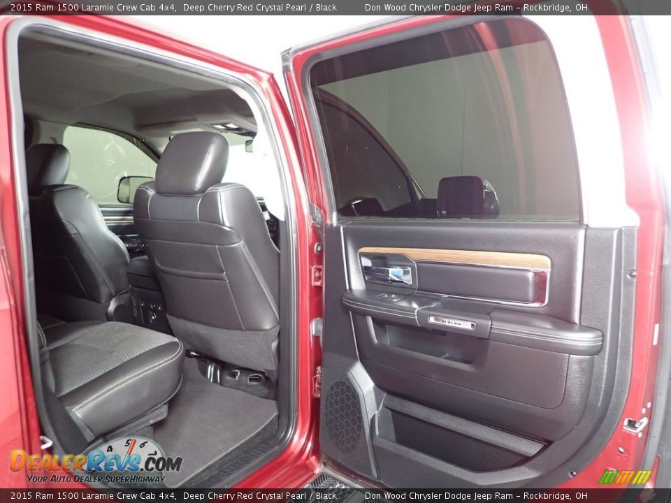 2015 Ram 1500 Laramie Crew Cab 4x4 Deep Cherry Red Crystal Pearl / Black Photo #29