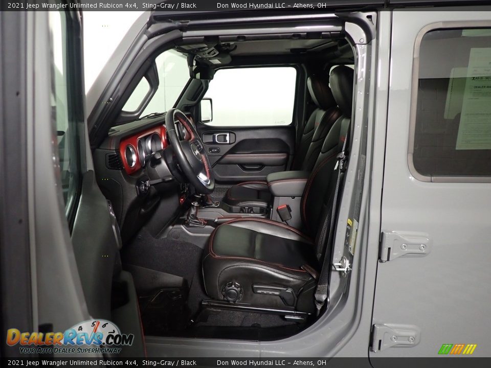 2021 Jeep Wrangler Unlimited Rubicon 4x4 Sting-Gray / Black Photo #21