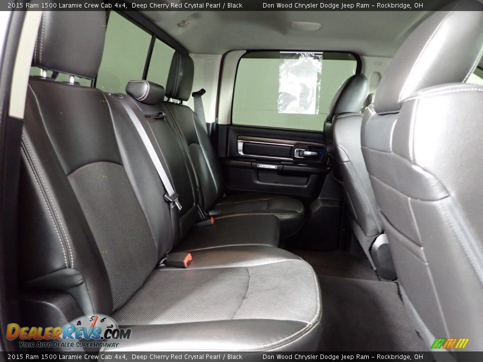 Rear Seat of 2015 Ram 1500 Laramie Crew Cab 4x4 Photo #30