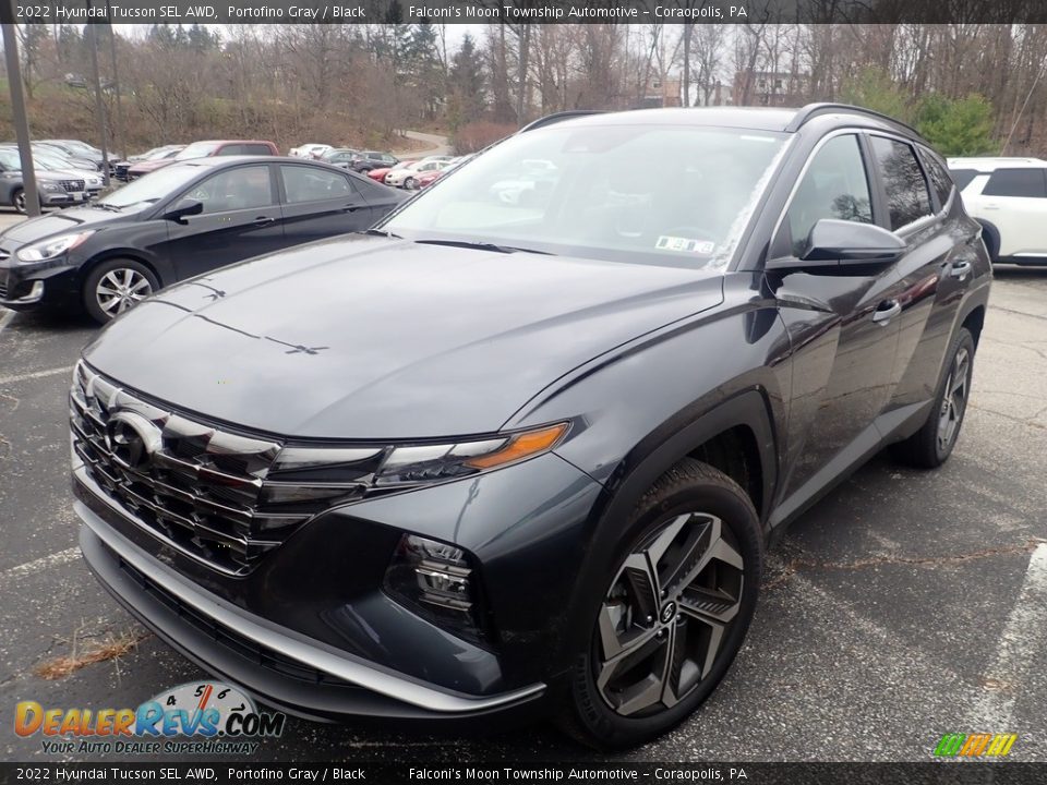 2022 Hyundai Tucson SEL AWD Portofino Gray / Black Photo #1