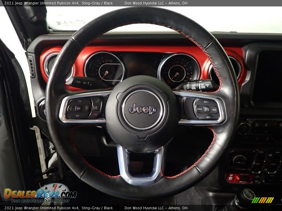 2021 Jeep Wrangler Unlimited Rubicon 4x4 Sting-Gray / Black Photo #26