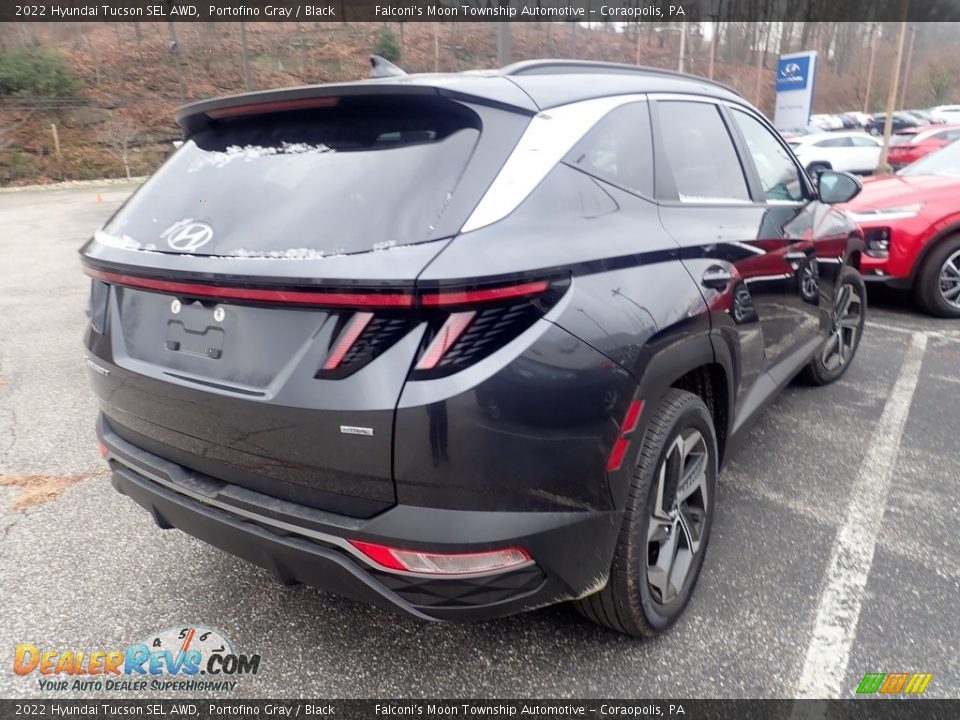 2022 Hyundai Tucson SEL AWD Portofino Gray / Black Photo #4