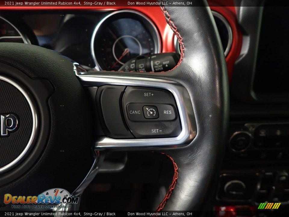2021 Jeep Wrangler Unlimited Rubicon 4x4 Sting-Gray / Black Photo #29