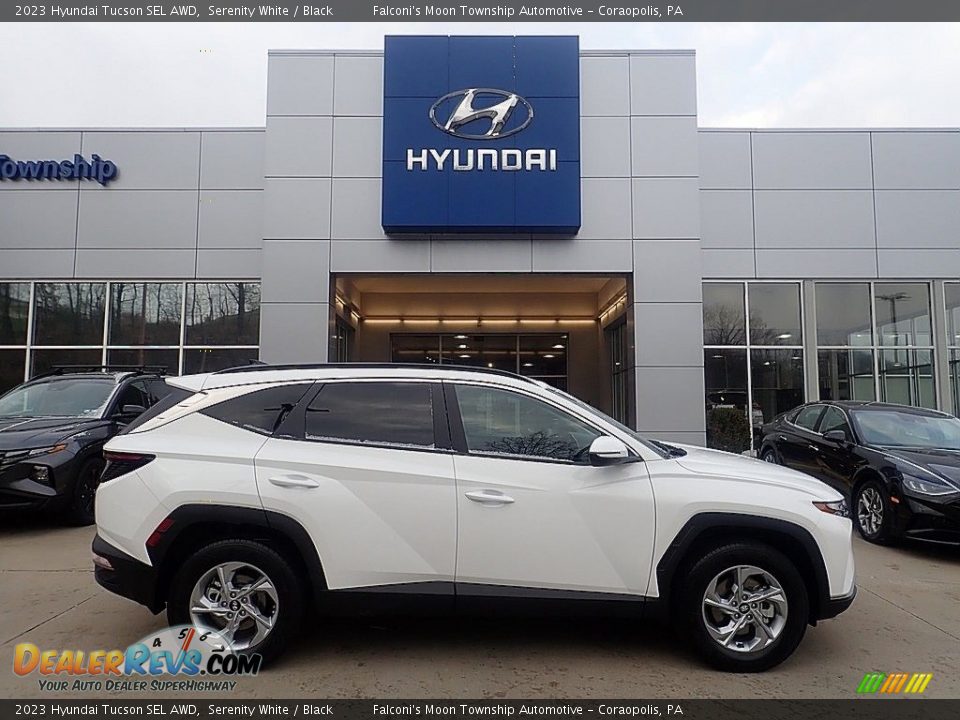 2023 Hyundai Tucson SEL AWD Serenity White / Black Photo #1