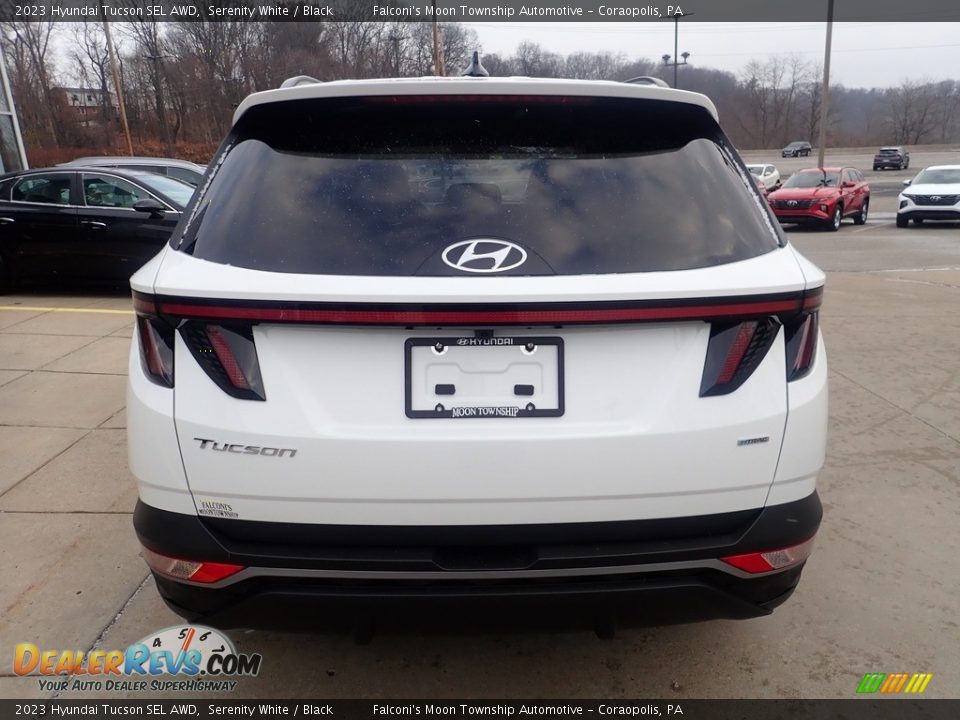 2023 Hyundai Tucson SEL AWD Serenity White / Black Photo #3