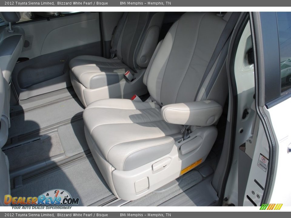 2012 Toyota Sienna Limited Blizzard White Pearl / Bisque Photo #23