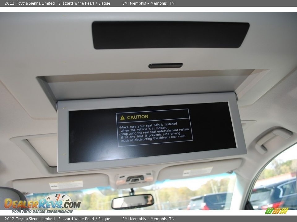 2012 Toyota Sienna Limited Blizzard White Pearl / Bisque Photo #24